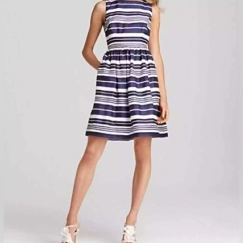 Lilly Pulitzer Women’s Eryn Dress, NWT, Size 8, Blue White Stripes, MSRP $298